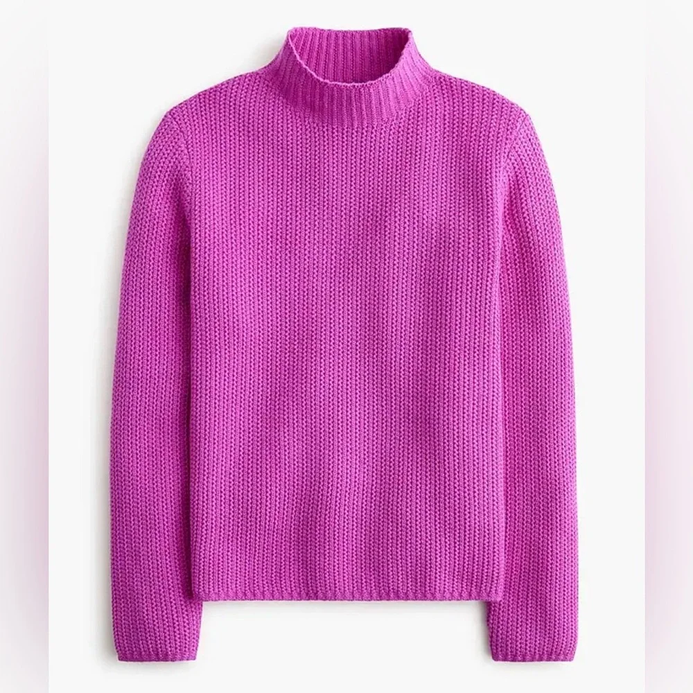 DONATED: J Crew Mock Neck Sweater - Picture 2 of 11
